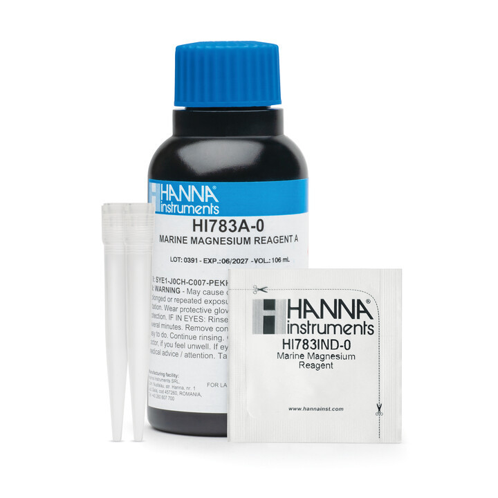 HI783-25 Reagencie na horčík v morskej vode, 25 testov