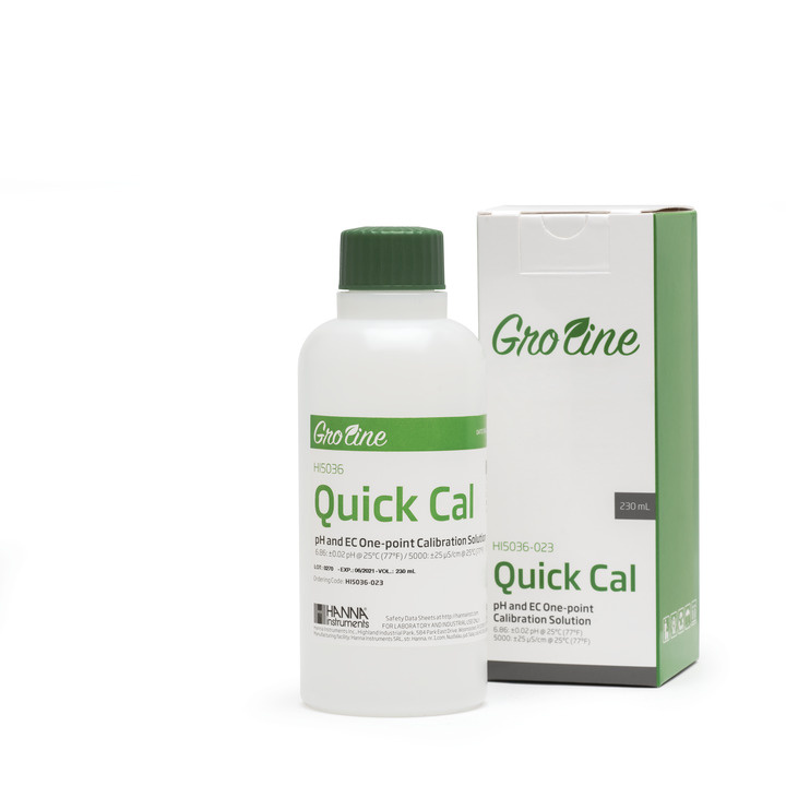 HI5036-023 GroLine QuickCal Kalibračná sada pH/EC, 230 ml