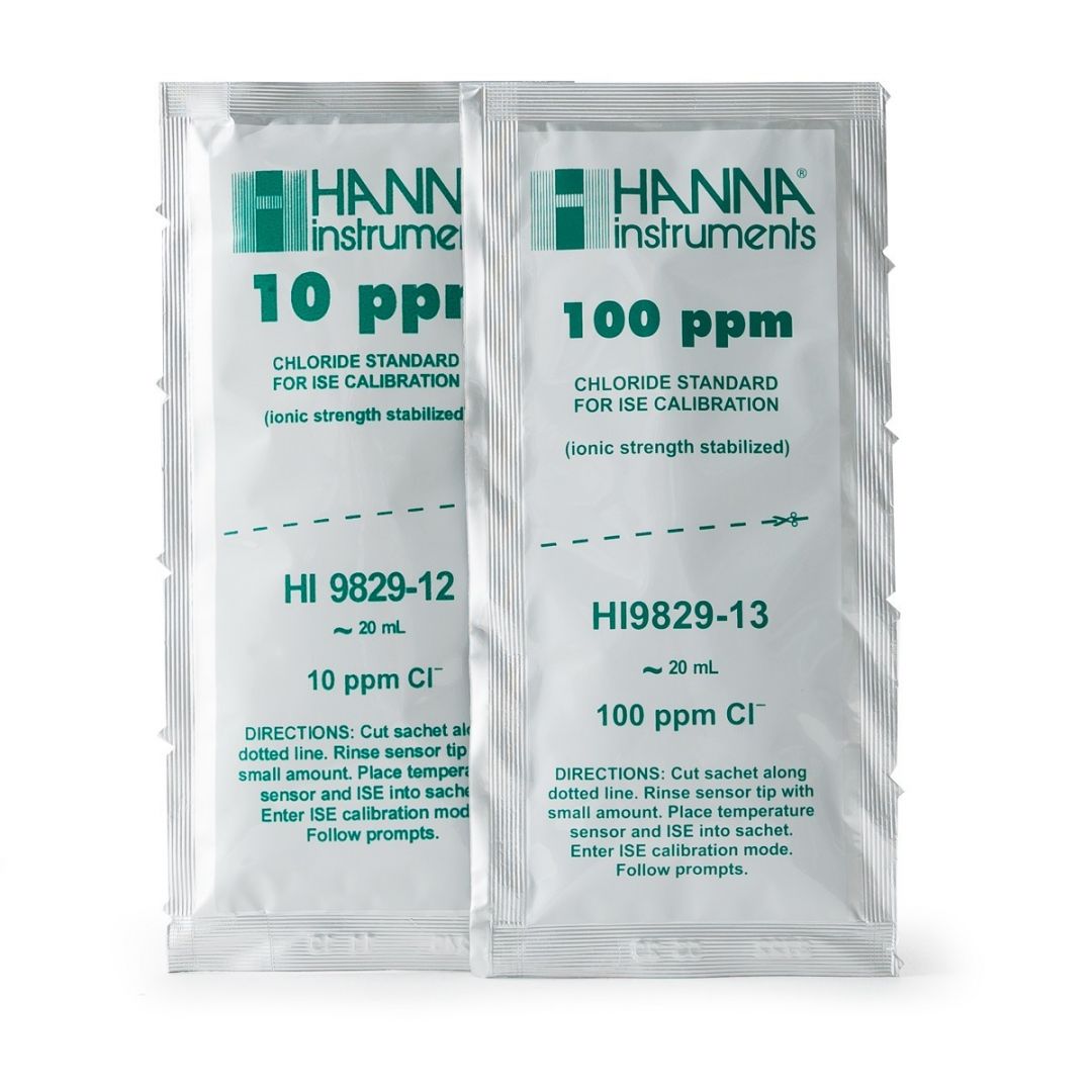 HI9829-12 Kalibračný štandard na chloridy 10 ppm, 25 x 20 ml